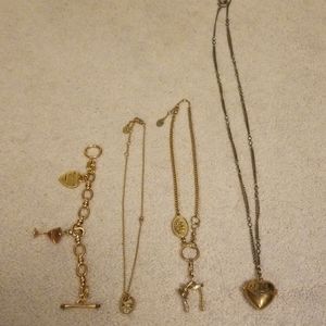 Juicy couture jewelry lot- 4 items